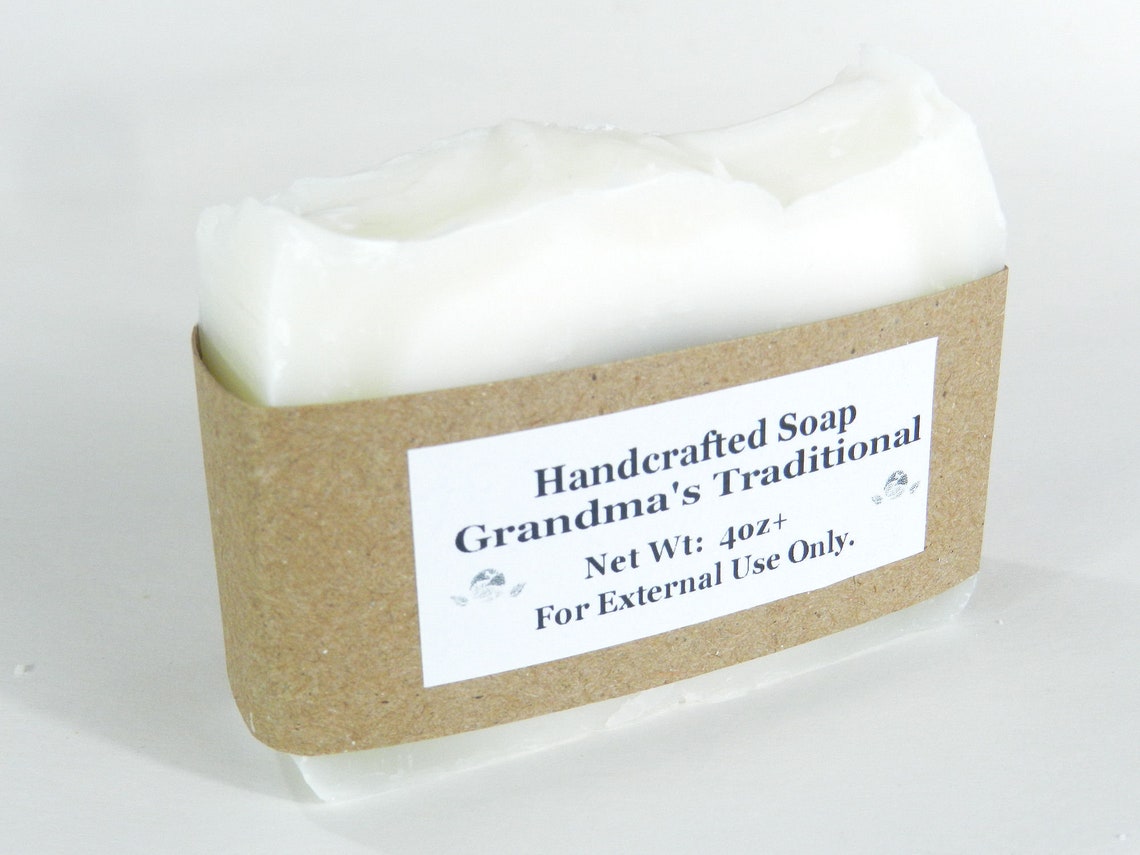 Lard and Lye Soap Traditional Bar Soap Four Bars. Just How Etsy