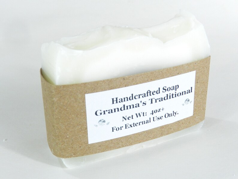 Lard and Lye Soap Traditional Bar Soap Four Bars. Just How Etsy