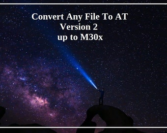 Convert Any Files To Audio Talisman Version 2 with Chakra and Solfeggio Frequencies up to M30x and ConvertAnyFileToATv2 Spherical up to M30x