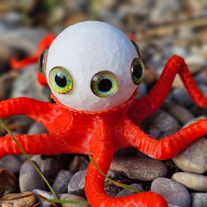 Alien Earth T. Ocellus-exemplar Replika av statisk heptapodbläckfiskfigur med ögonglob