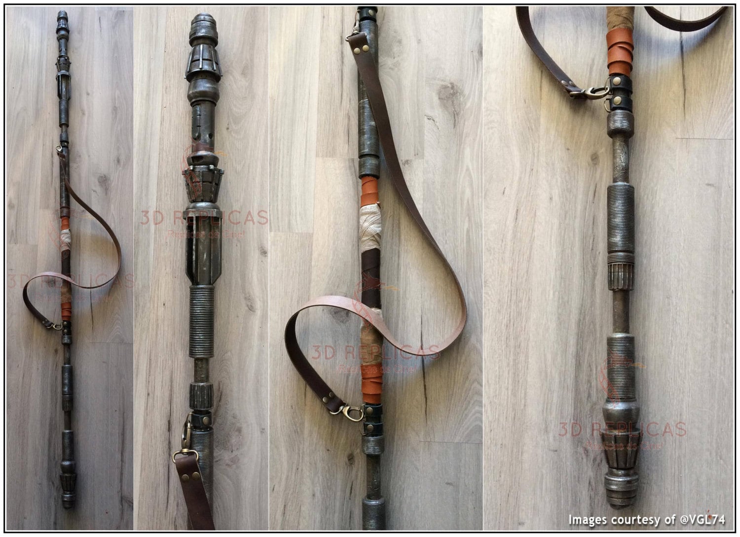 Rey's QuarterStaff Star Wars VII TFA The Force Awakens Etsy