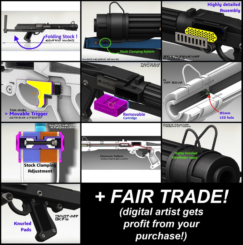 clone trooper blaster prop