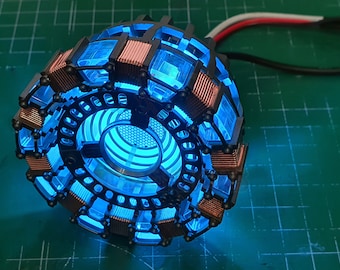 Iron Man Arc Reactor Prop Replica Tony Stark Has a Heart Cosplay - LIGHTS UP!