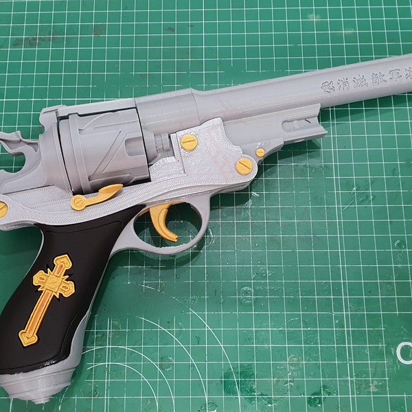 Van Helsing Revolver Prop Replica Gun Cosplay Pistol - by buissonland