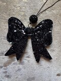 Black Glitter Bow Coquette Car Freshie Air Freshener Car Freshener