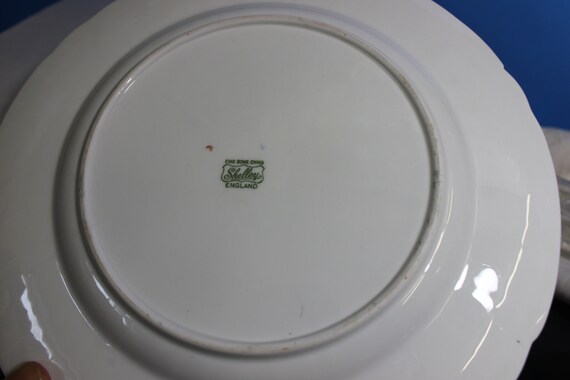 Vintage Shelley Harebell Dinner Plate: English Fine China, 10 3/4