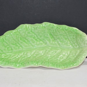 Vintage Royal Winton Majolica Cabbage Relish Bowl, 10-1/2&quot;x 4-1/2&quot;, Cabbage Dish, Pretty Vintage Bowl