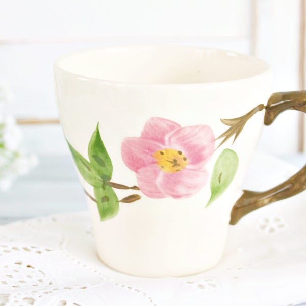 Vintage Franciscan Desert Rose Mug | Vintage Mug, Floral Mug, Desert Rose Short Mug, Pretty Mug, Franciscan Mug