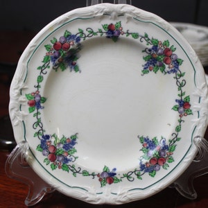Wedgwood Etruria & Barlaston &quot;California&quot; Salad Plate - Earthenware, Fruit On Vine