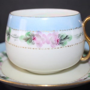 Vintage Japanse theekop en schotel f |  Vintage theekopje, Floral Design theekopje, dubbel verguld handvat, mooi theekopje GRATIS VERZENDING