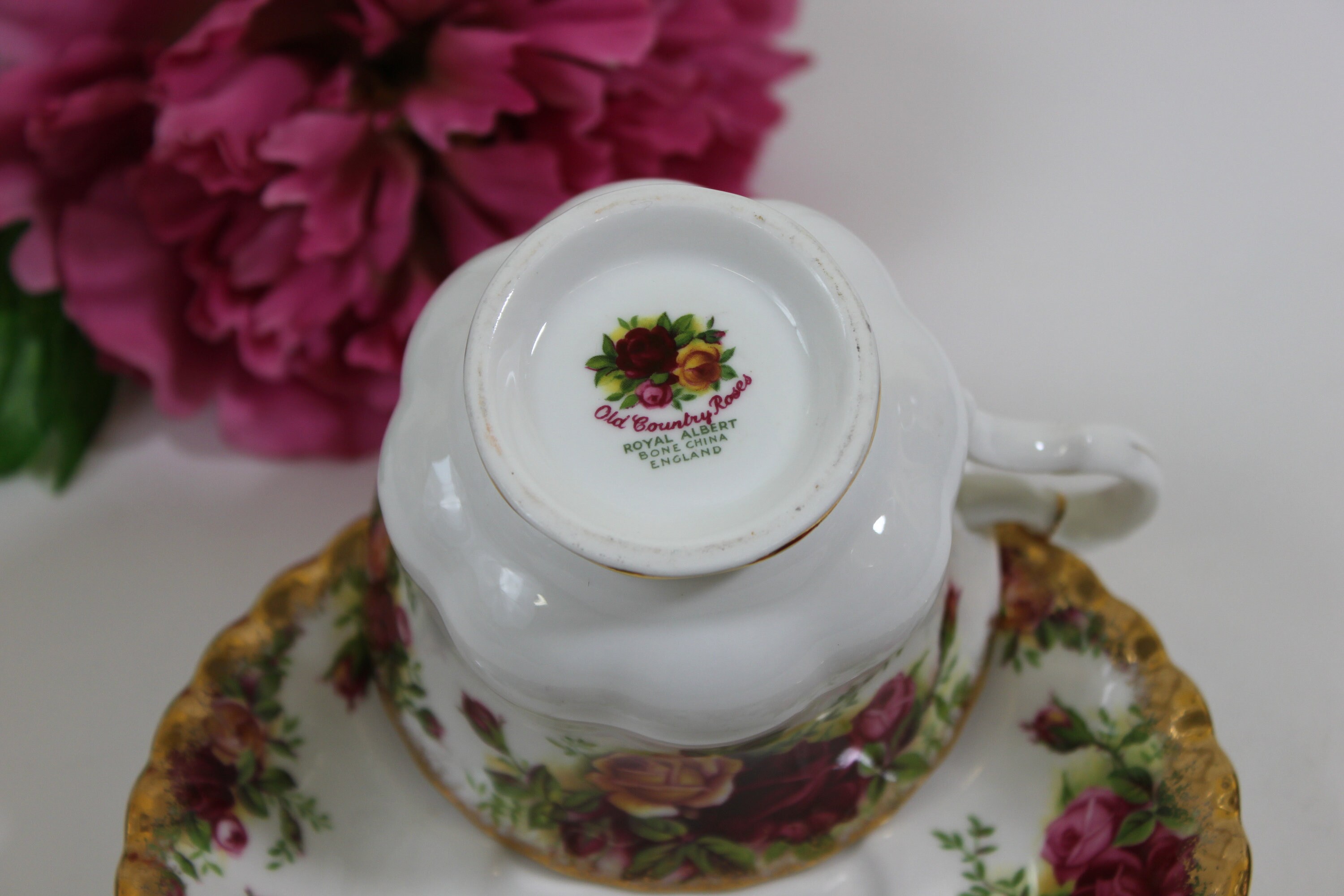 Royal Albert Old Country Roses Teacup & Saucer Original 1962 Etsy
