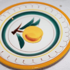Vintage Stangl Hand Painted Fruit Bread or Butter Plate 6 1/4&quot; Stangl Plate Superb
