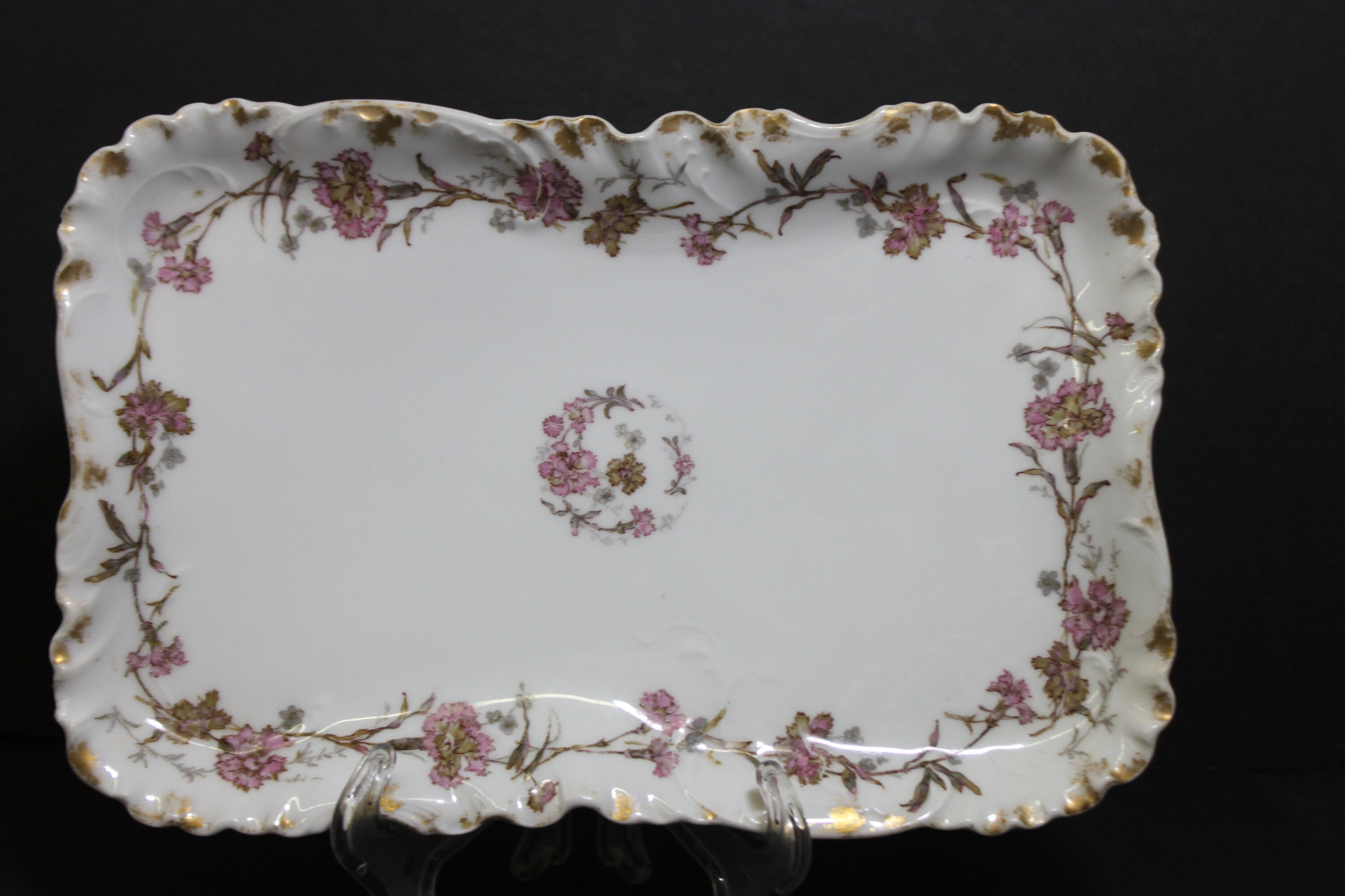 H&co Haviland Limoges France Sandwich Tray Antique Tray - Etsy India