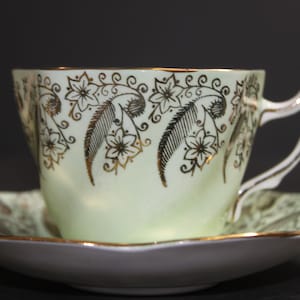 Vintage Stratford Bone China Britse theekop en schotel | Vintage theekopje, bloementheekopje, Engels theekopje, VERZENDING INBEGREPEN