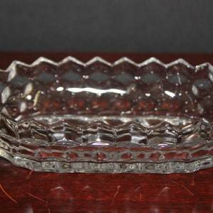 Fostoria American Glass Relish Dishes: Oval Serving Set