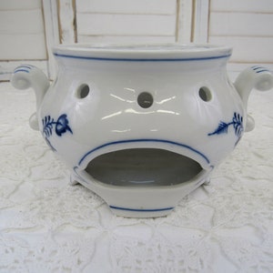 Vintage Zwiebelmuster Blue Onion 3 Piece Warming Set &quot;Checoslovaquia..., Blue Onion Warming Bowl ENVÍO INCLUIDO