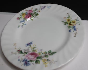 Piatto per pane e burro Royal Doulton Arcadia - Set floreale, produzione inglese superba