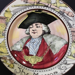 Royal Doulton Seriesware The Professionals  &quot;The Mayor&quot;  Collectible Plate, Wonderful Display Plate, Wall Plate  English Plate