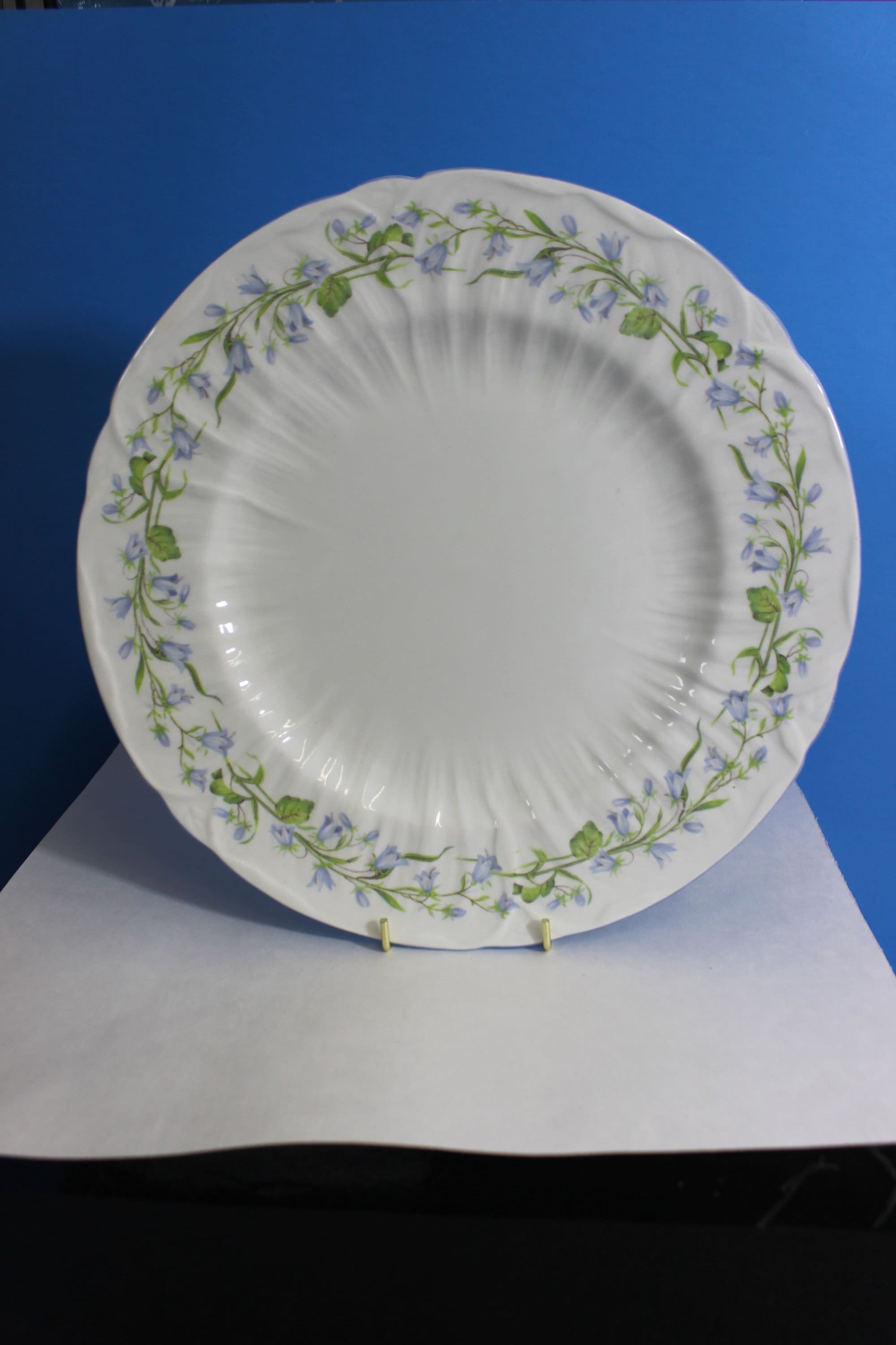 Vintage Shelley Harebell Dinner Plate: English Fine China, 10 3/4