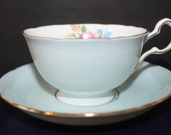 Royal Grafton Bone China Teetasse: Blaue Blumen Englische Teetasse