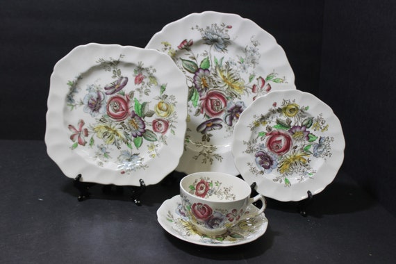 【アンティーク】イギリス　ジョンソンブラザーズ　コンポティエ アンティーク】イギリス ジョンソンブラザーズ コンポティエ