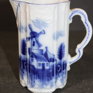 Delft Hand Painted Creamer | Vintage Item  I Blue and White Decor, Older Delft  PERFECT CONDITION