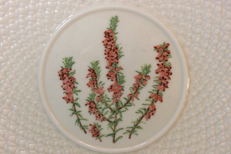 Irish Heather /' Belleek Plate Cabinet Plate Superb Condition Vintage Belleek Christmas 1985 Plate 9 Diameter