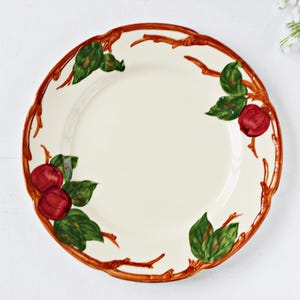 Vintage Franciscan Apple Salad Plate 8 1/4&quot; | Franciscan Salad Plate, Apple Plate, Franciscan USA Plate, Everyday Plate, Vintage Plate