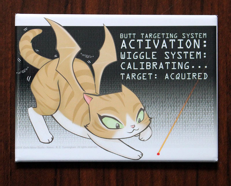 Demon Kitty With Butt Wiggle Calibration Etsy