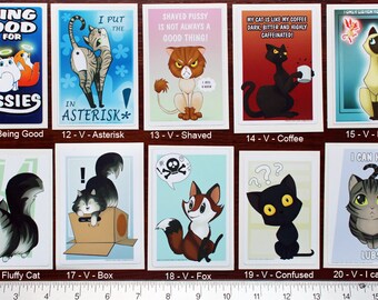 Set of 4 Stickers - Please choose the designs you want
