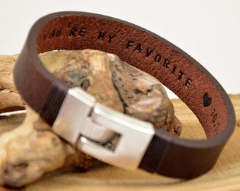 Graduation Gift for Him, Son Custom Quote Hidden Message Bracelet Husband Christmas gift cyber sale for him, personalized leather engraved