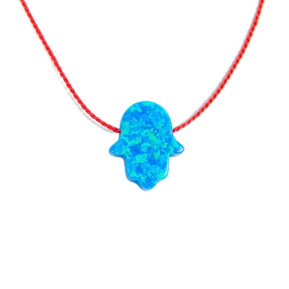 Martinuzzi Accessories Opal Hamsa Hand Necklace Red Gold Plated 925 Sterling Silver Hamsa Pendant Necklace Martinuzzi Accessories Opal Hamsa Hand Necklace Red Gold Plated 925 Sterling Silver Hamsa Pendant Necklace