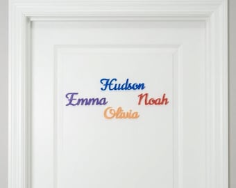 Custom Door Sign, Boys and Girls Room Sign, 3D Printed Name Sign, Custom Kids Name Plaque, Nursery Wall Decor, Bedroom Sign, Pet Name