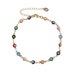 Evil eye bracelet Multi-color Evil Eye Bracelet, Gold Plated Turkish Eye Bracelet , Multicolor Evil Eye Anklet  