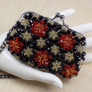 Monedero de pedreria,  Cartera de pedreria. Cartera de cocktail.