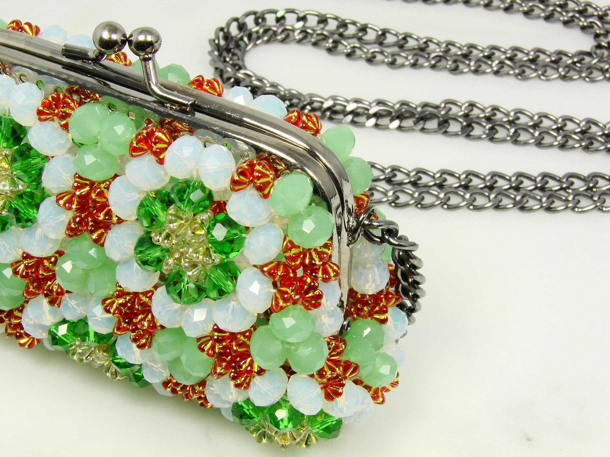 Happy Hour Beaded Purse  - Small