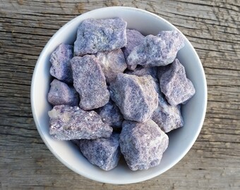 Lepidolite - "Cosmic Awareness & Inner Balance" - Raw Stone - Heart Chakra + Crown Chakra - Healing Crystal