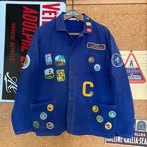 PATCHED Pit23 Vintage Chinese Worker Jacket image 1