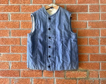 Vintage European Padded Liner Hunting Vest Winter