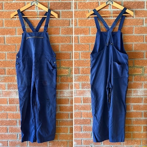 XL French Cotton-Blend Work Overalls Workwear Unisex