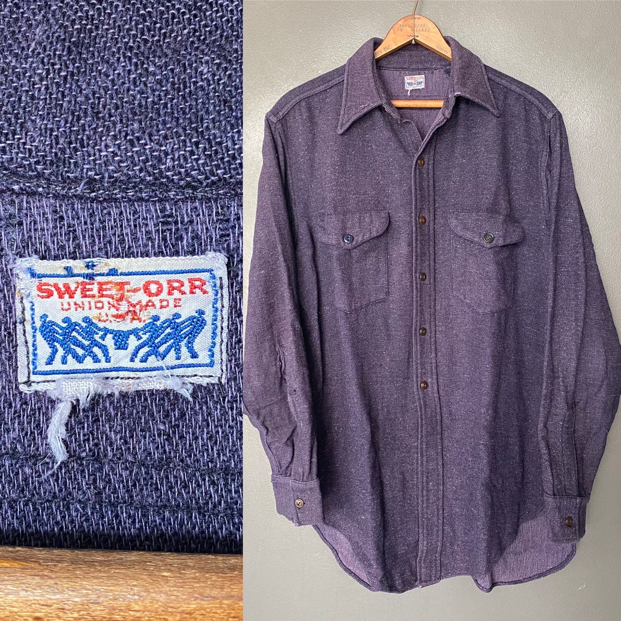1900年代初頭 SWEET-ORR ワークシャツ アメリカンヴィンテージ - Etsy 日本
