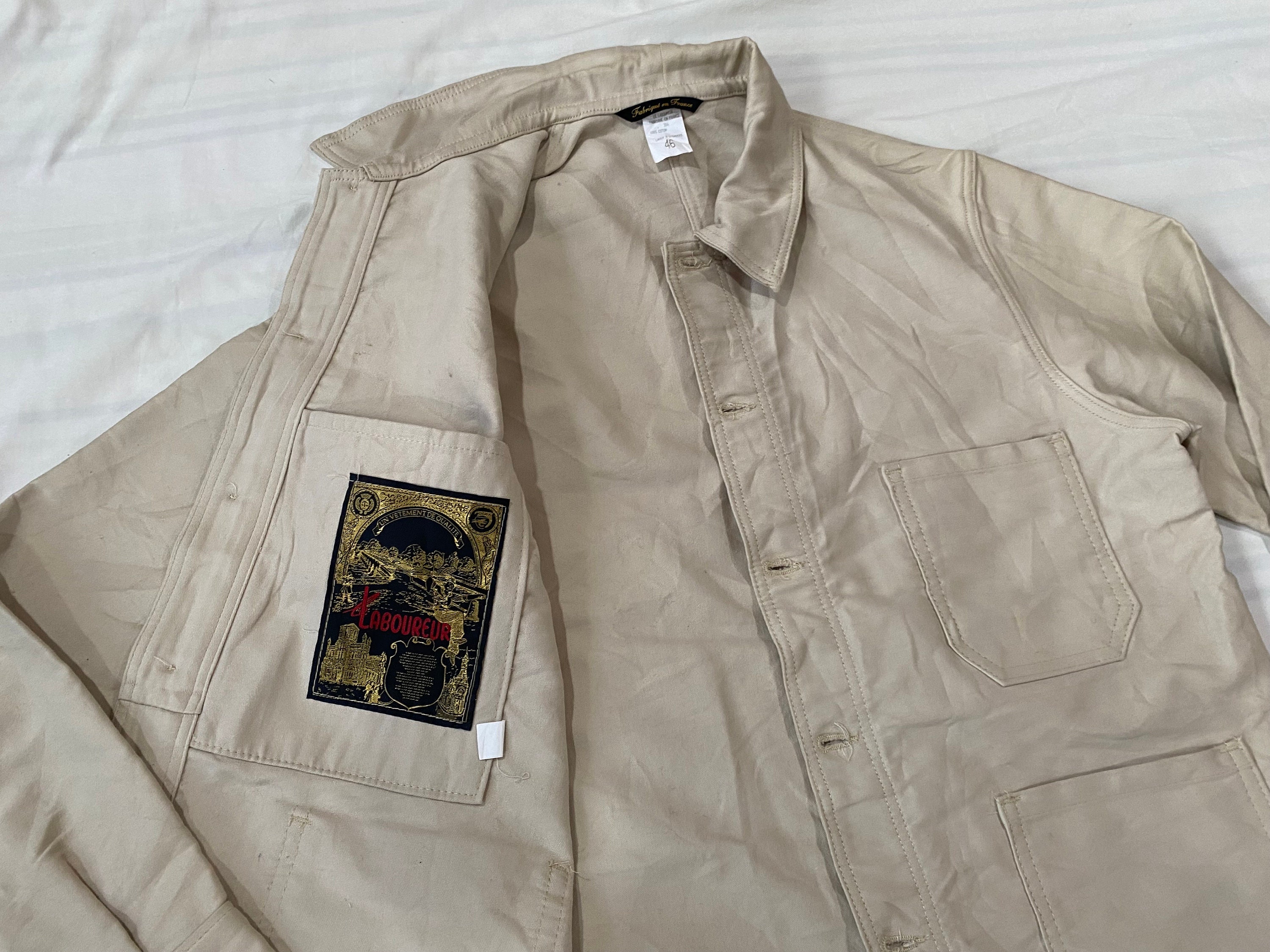 French Workwear Jacket Moleskin - Etsy French Workwear Jacket Moleskin - Etsy