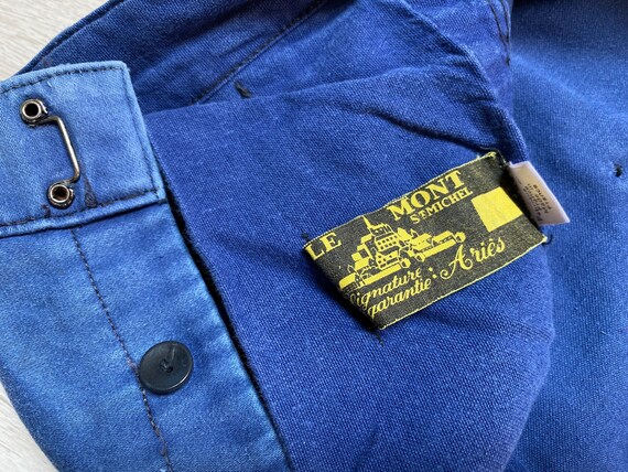 w34" - 'LE MONT St Michel' VTG French Moleskin Wor