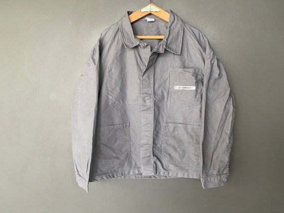Gray work best sale jacket