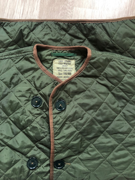 British Army Quilted Liner Jacket NATO