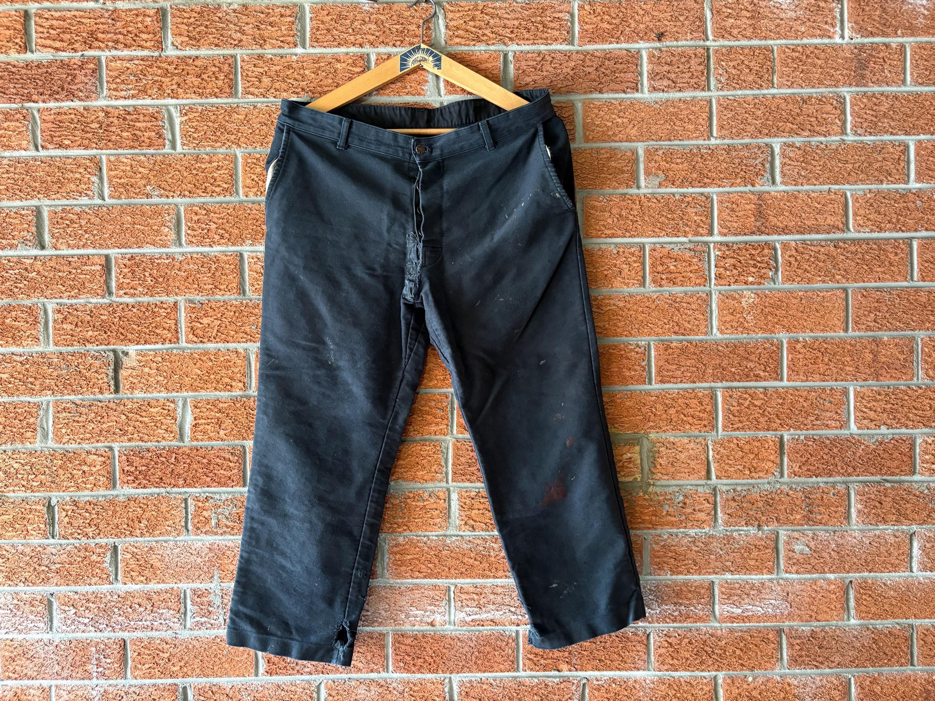 Black Moleskin Trousers - Etsy
