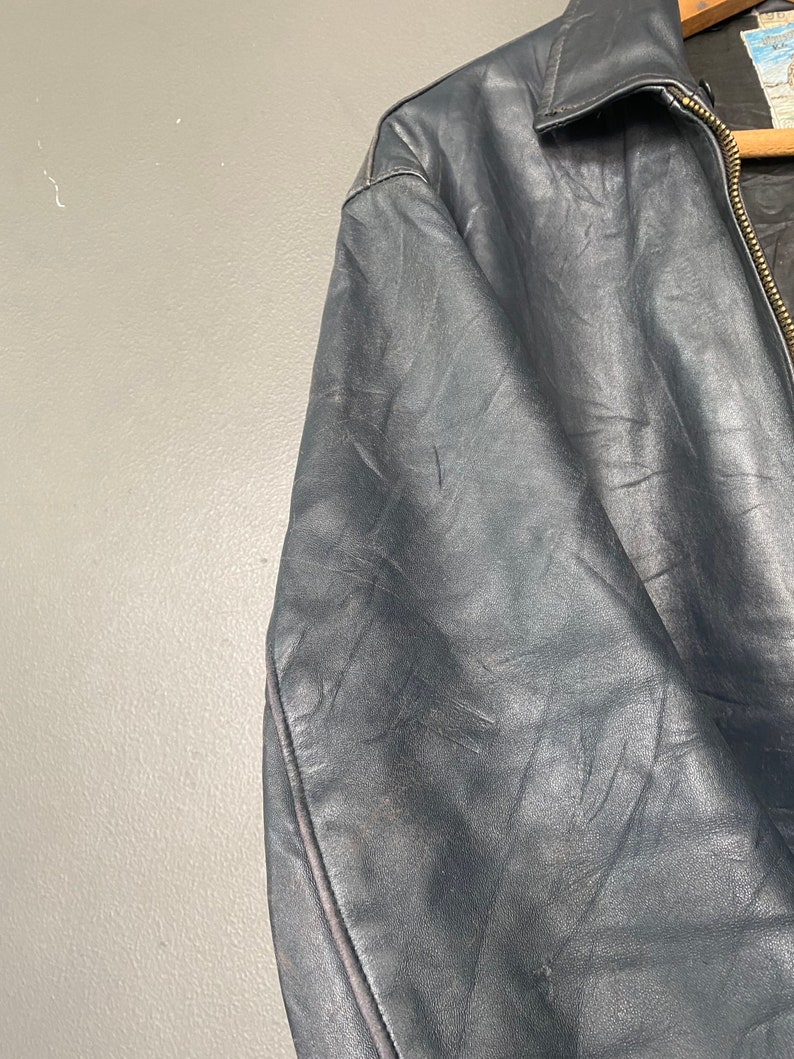 RARE 70s FRENCH Air Force Pilot Blouson K6 Horsehide Leather - Etsy