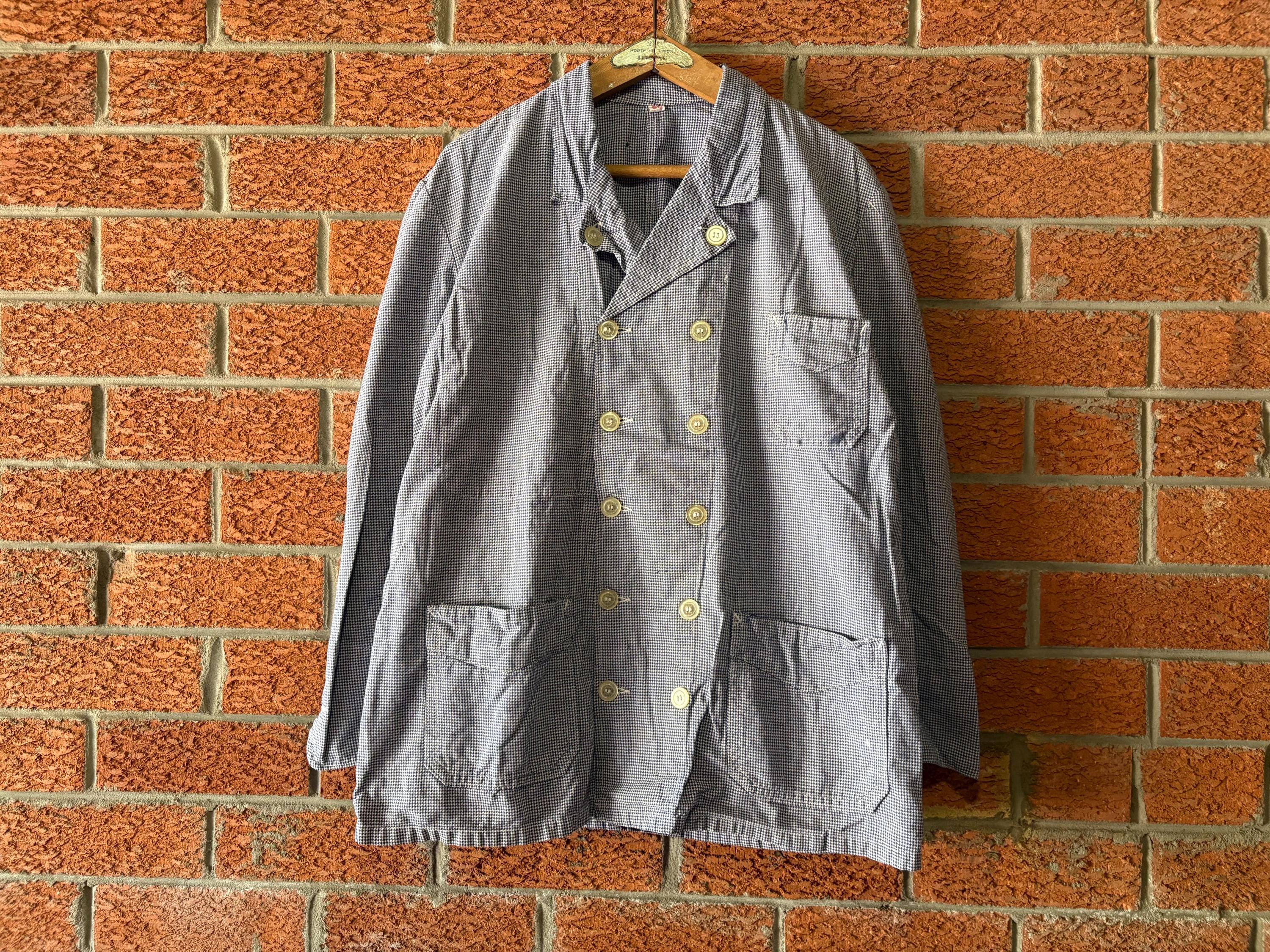 Double Breasted French Chore Jacket - Etsy
