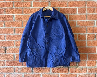 Pit22.5&quot; Vintage German HBT Work Chore Jacket One-wash