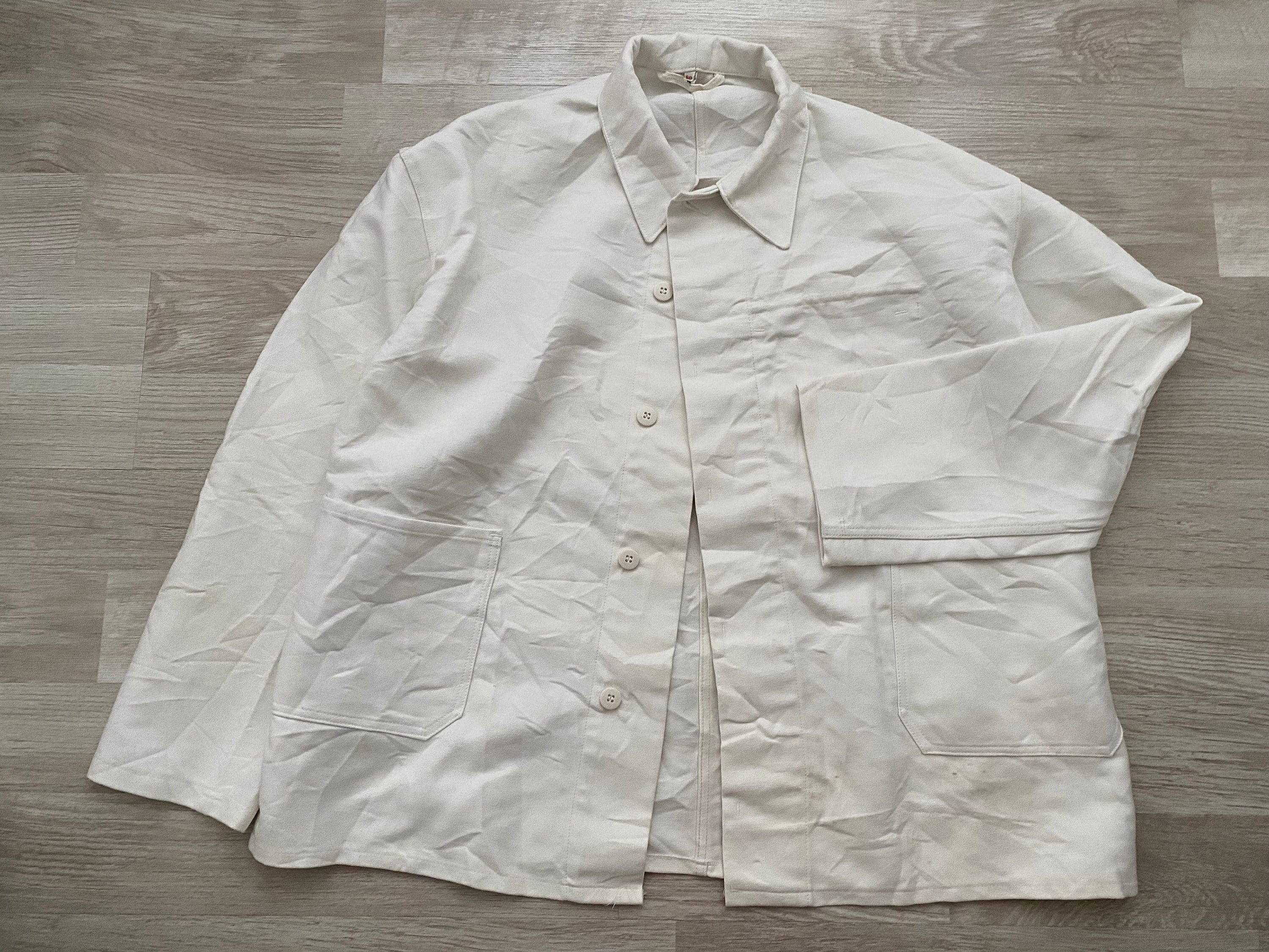ジャケット・アウター 50s Germany Work White Moleskin Jacket 50s Germany Work White Moleskin Jacket